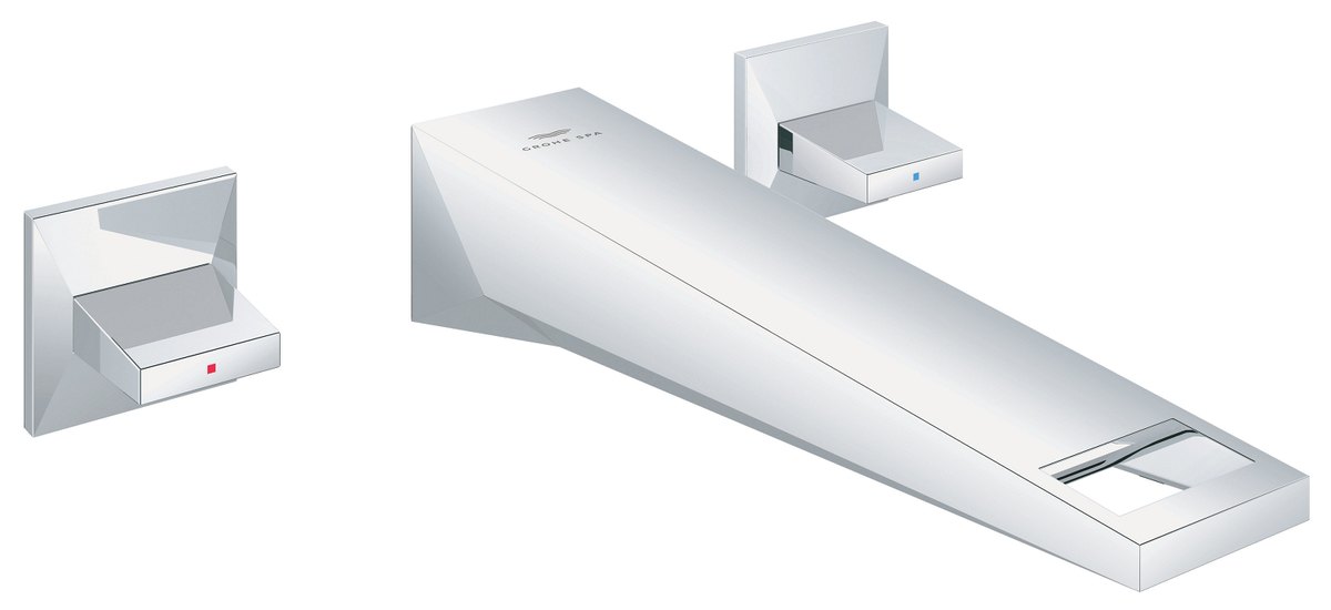 GROHE Allure Brilliant Three hole basin mixer 1/2" L Size L — Chrome