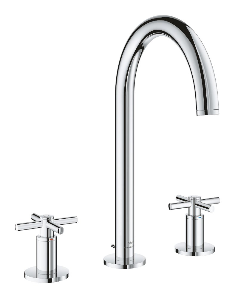GROHE Atrio Three hole basin mixer 1/2" L Size L — Chrome