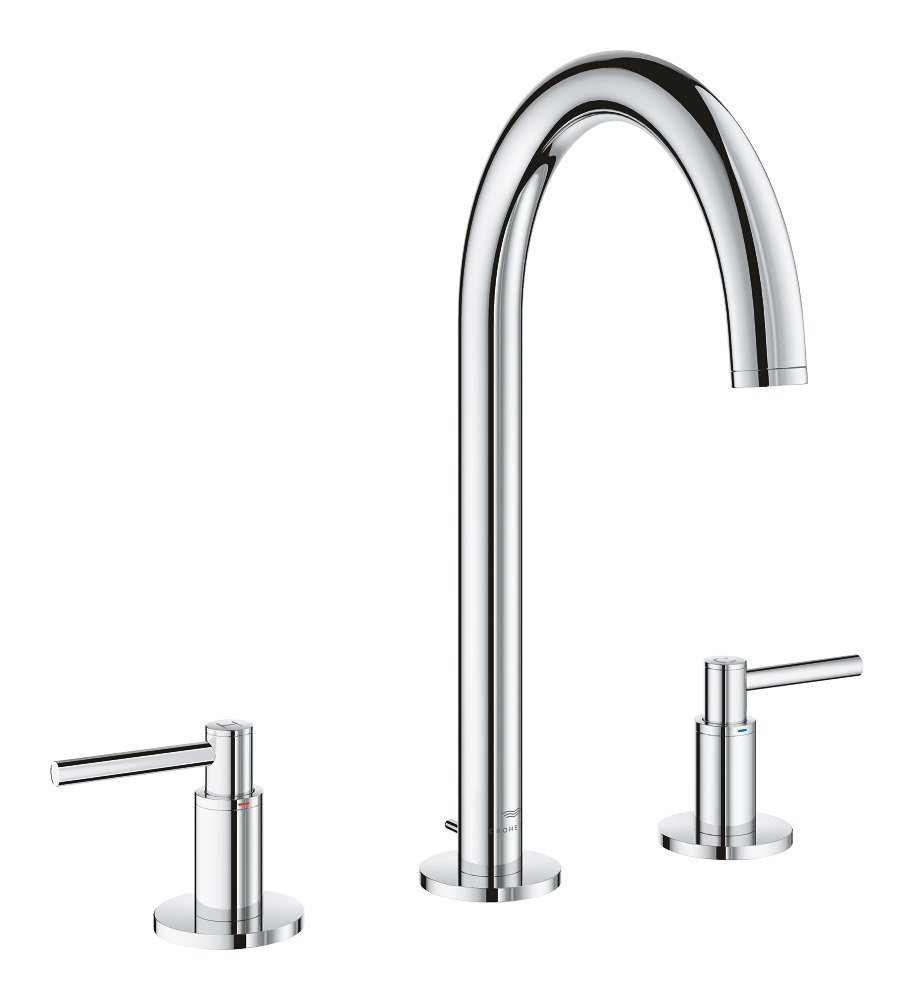 GROHE Atrio Three hole basin mixer 1/2" L Size L — Chrome