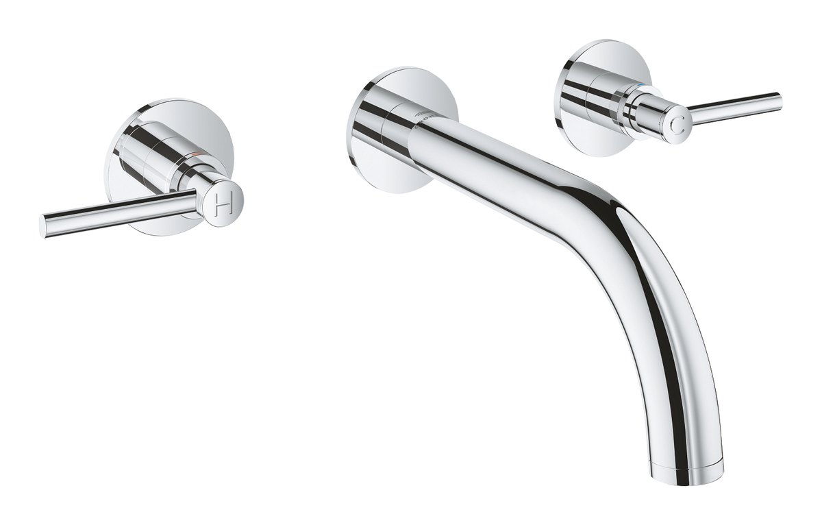 GROHE Atrio Three hole basin mixer 1/2" M Size M — Chrome