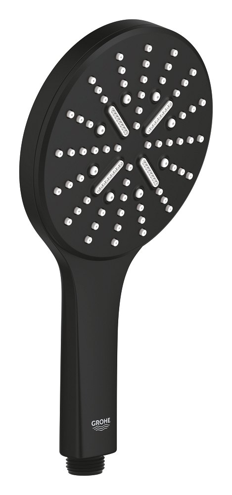 GROHE Rainshower SmartActive 130 Hand shower 3 sprays — Phantom Black
