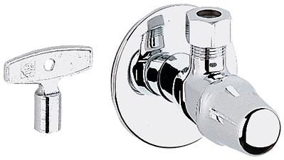 GROHE Atlanta Angle valve 1/2" — Chrome