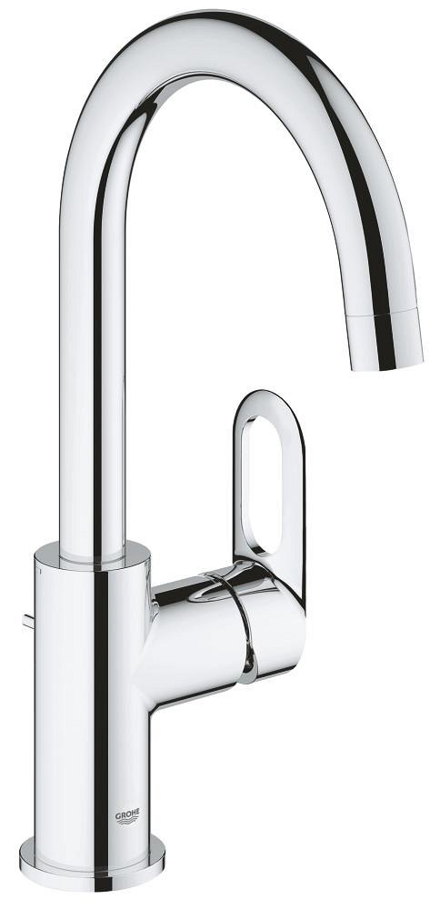 GROHE BauLoop Single lever basin mixer 1/2" L — Chrome