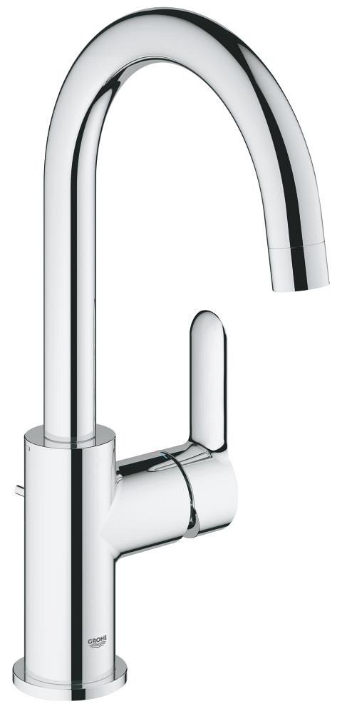 GROHE BauEdge Single lever basin mixer 1/2" L Size L — Chrome
