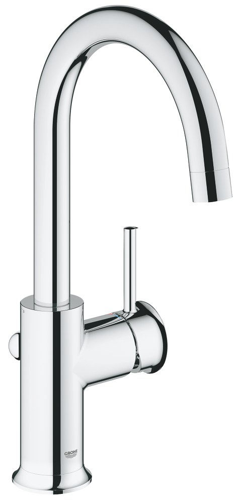 GROHE BauClassic Single lever basin mixer 1/2" L — Chrome