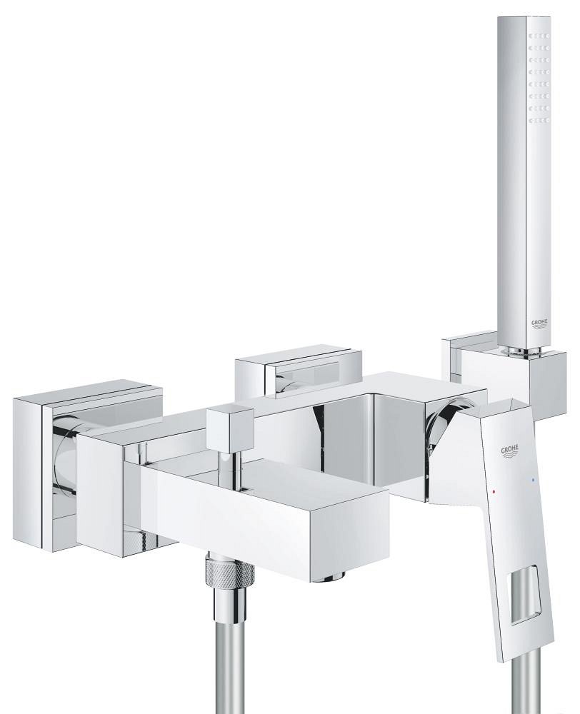 GROHE Eurocube Single lever bath mixer 1/2" — Chrome