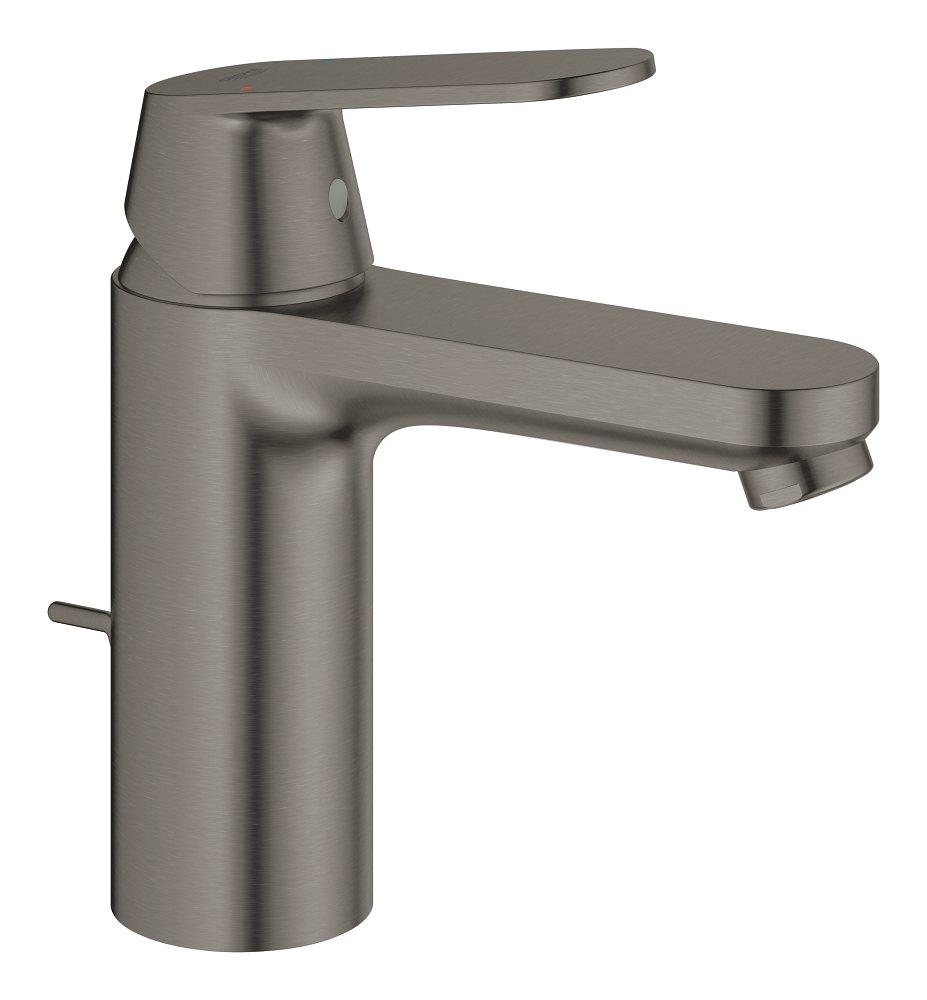 GROHE Eurosmart Cosmopolitan Single lever basin mixer 1/2" M Size M — Brushed Hard Graphite