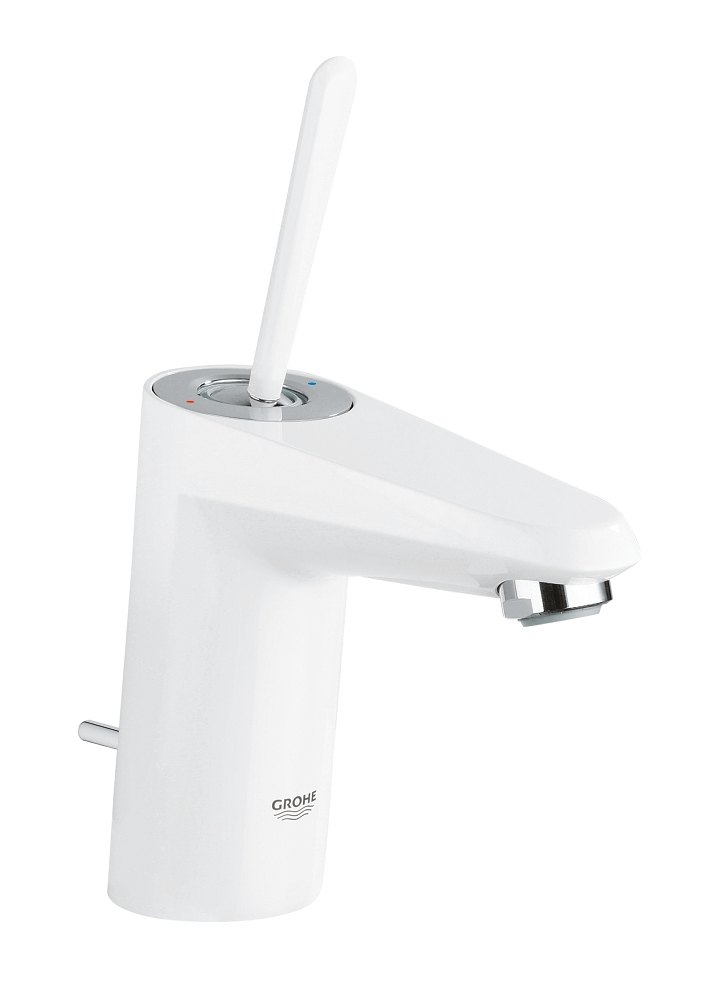 GROHE Eurodisc Joy Single lever basin mixer 1/2" S Size S — White chrome