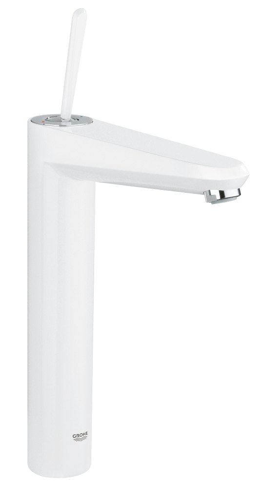 GROHE Eurodisc Joy Single lever basin mixer 1/2" XL Size XL — White chrome