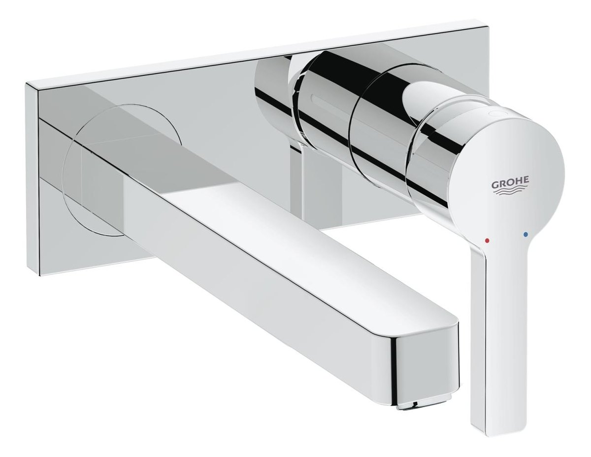 GROHE Lineare Two hole basin mixer M Size L — Chrome