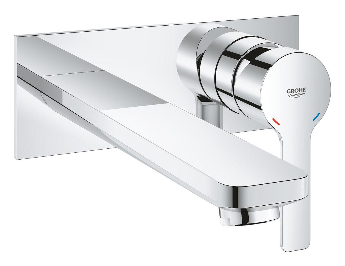 GROHE Lineare Two hole basin mixer L Size L — Chrome