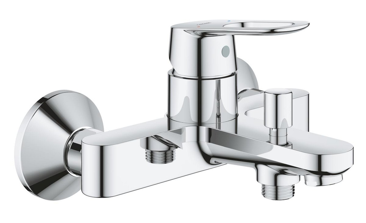 GROHE BauLoop Single lever bath mixer 1/2" — Chrome