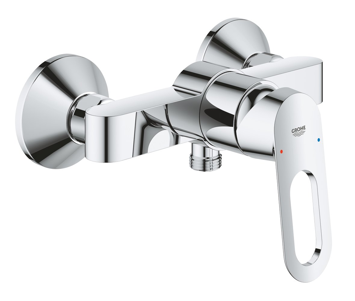 GROHE BauLoop Single lever shower mixer 1/2" — Chrome