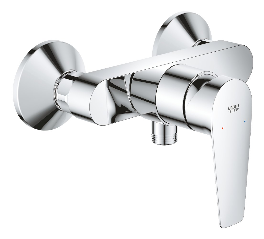 GROHE BauEdge Single lever shower mixer 1/2" — Chrome