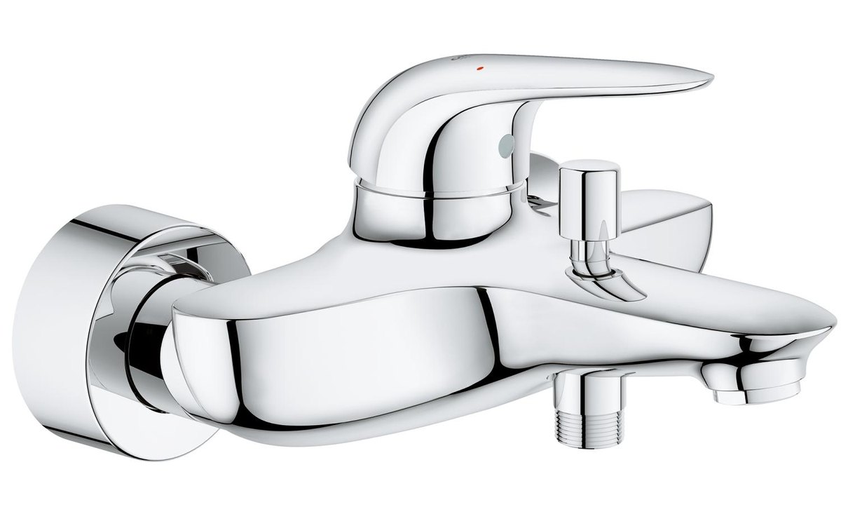 GROHE Eurostyle Single lever bath mixer 1/2" — Chrome