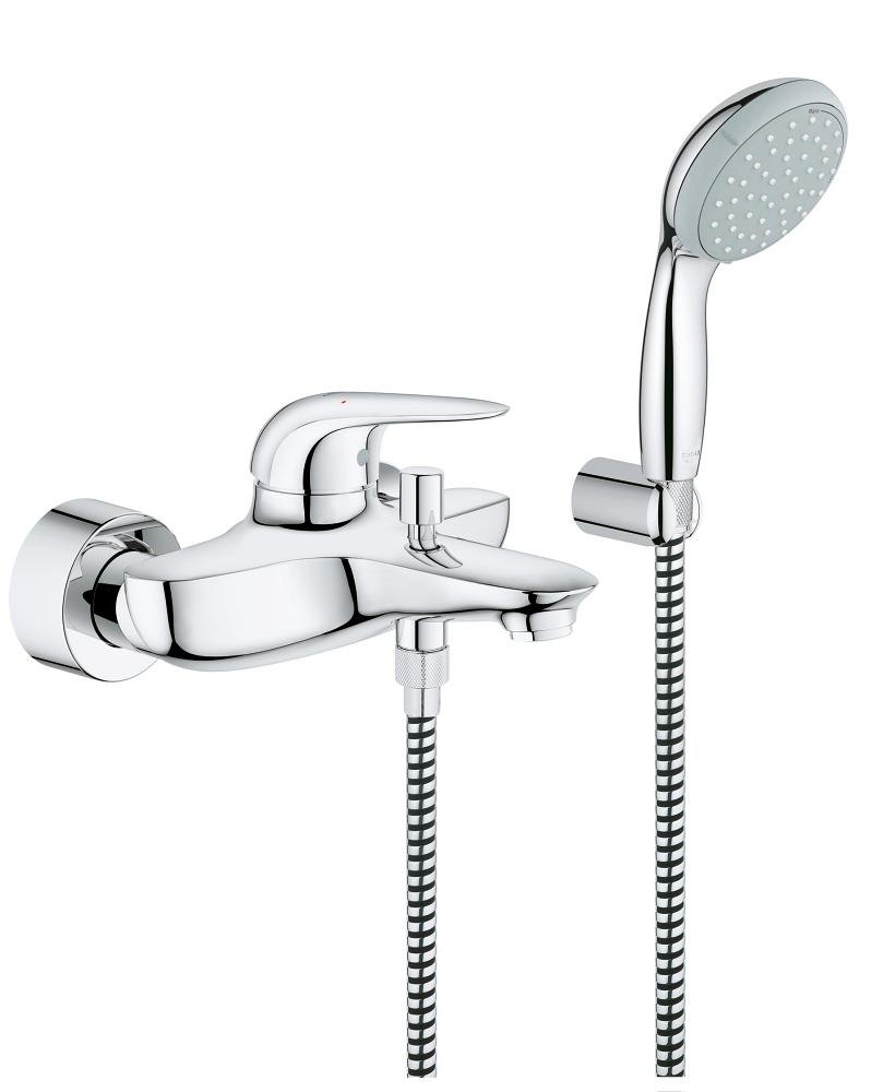 GROHE Eurostyle Single lever bath mixer 1/2" — Chrome