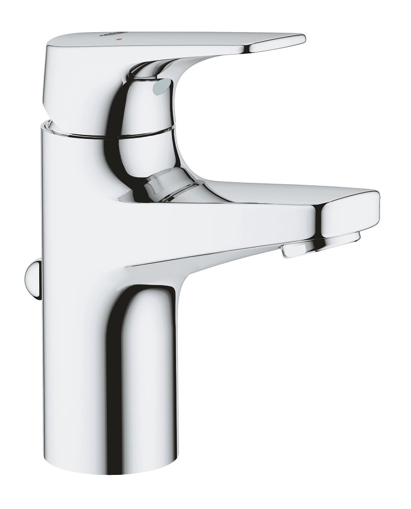 GROHE BauFlow Single lever basin mixer 1/2" S Size S — Chrome