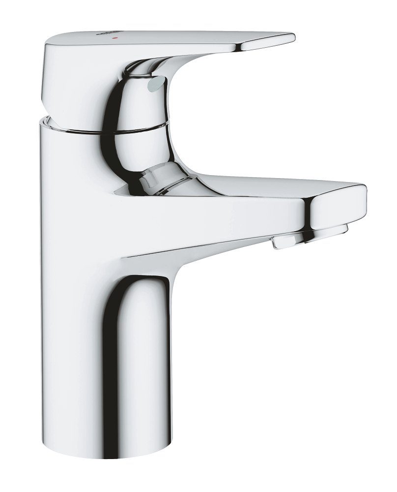 GROHE BauFlow Single lever basin mixer 1/2" S Size S — Chrome