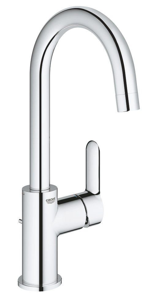 GROHE BauEdge Single lever basin mixer 1/2" L Size L — Chrome