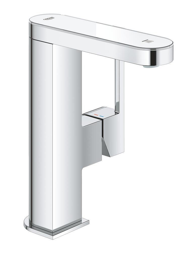 GROHE GROHE Plus Single lever basin mixer 1/2" with temperature display M Size M — Chrome