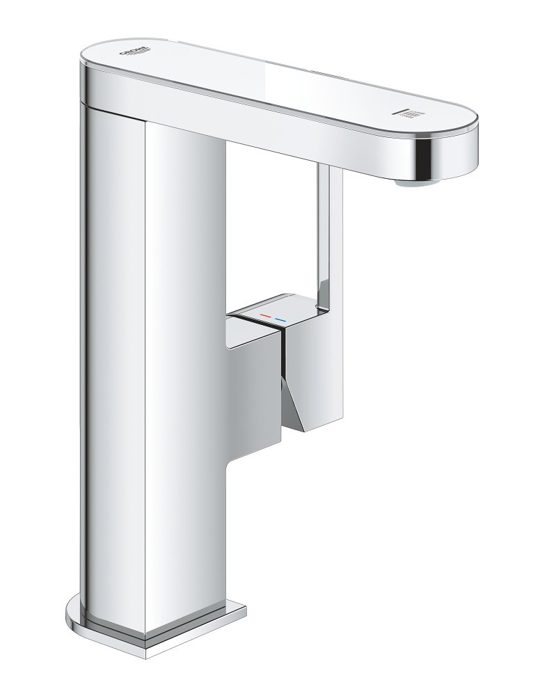 GROHE GROHE Plus Single lever basin mixer 1/2" with LED display M size M — Chrome