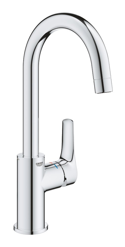 GROHE Eurosmart Single lever basin mixer 1/2" L Size L — Chrome