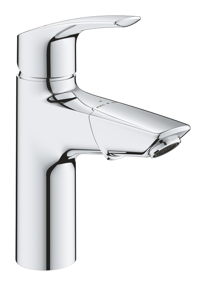 GROHE Eurosmart Single lever basin mixer 1/2" M Size M — Chrome