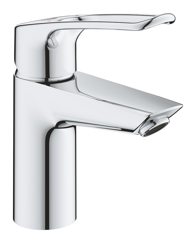 GROHE Eurosmart Single lever basin mixer 1/2" S Size S — Chrome