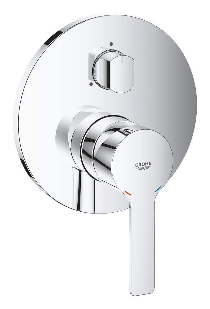 GROHE Lineare Single lever mixer with 3 way diverter — Chrome