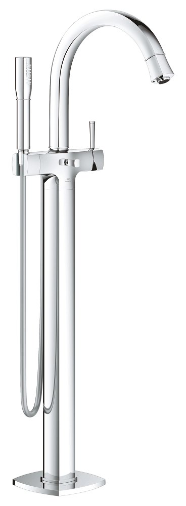 GROHE Grandera Single lever bath mixer 1/2" floor mounted — Chrome