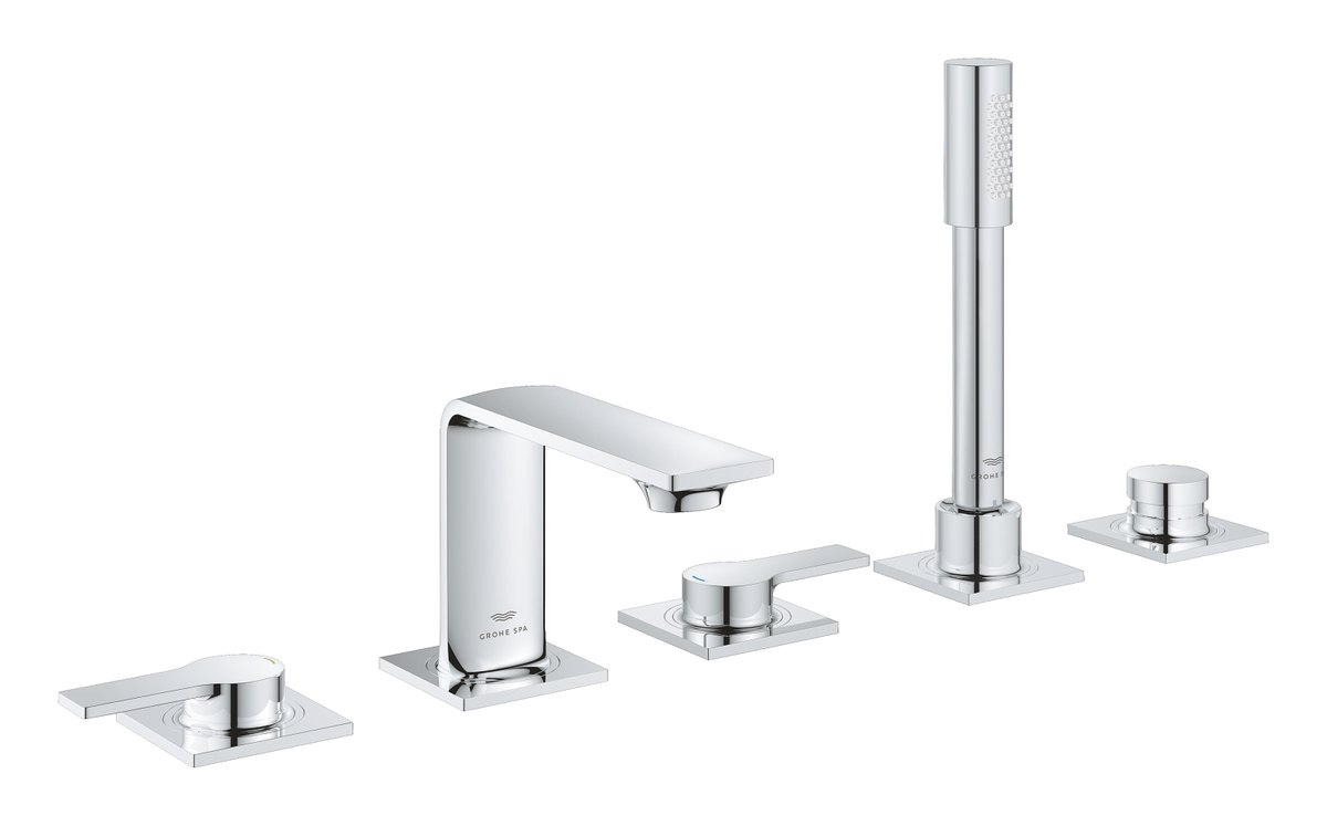 GROHE Allure Five hole bath combination — Chrome