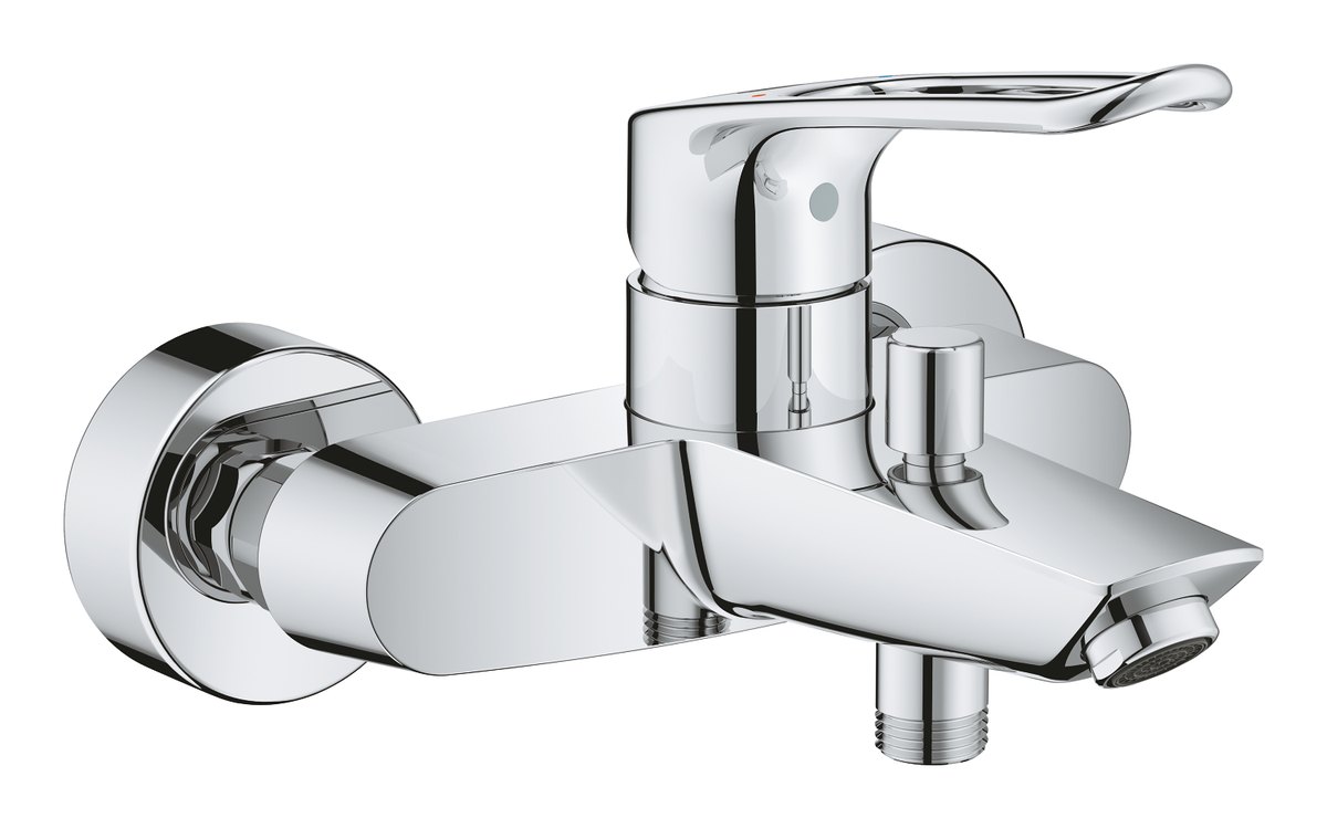 GROHE Eurosmart Single lever bath mixer 1/2" — Chrome