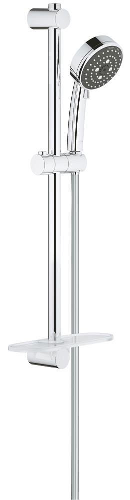 GROHE Vitalio Comfort 100 Shower rail set 3 sprays — Chrome