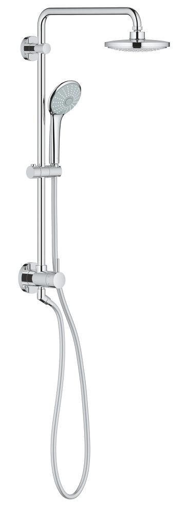 GROHE Retrofit 180 Shower system with diverter for wall mounting — Chrome