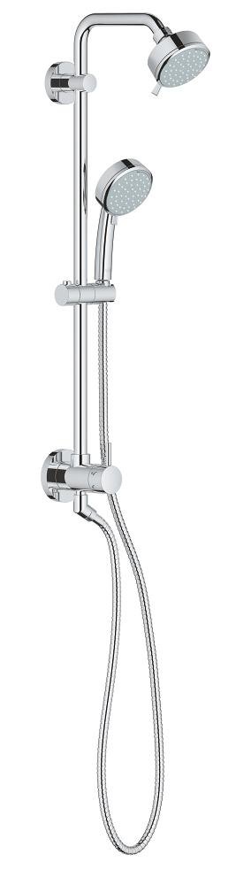 GROHE Retrofit 100 Shower system with diverter for wall mounting — Chrome