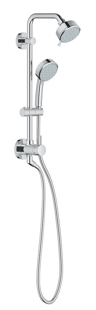 GROHE Retrofit 100 Shower system with diverter for wall mounting — Chrome