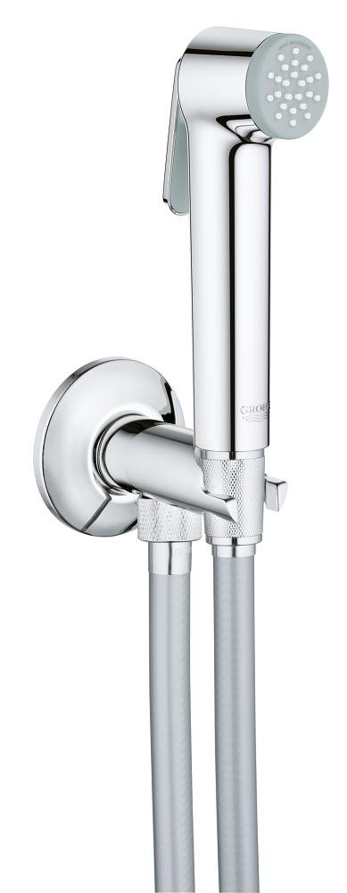 GROHE Tempesta F Trigger Spray 30 Wall holder set with self closing angle valve 1 spray — Chrome