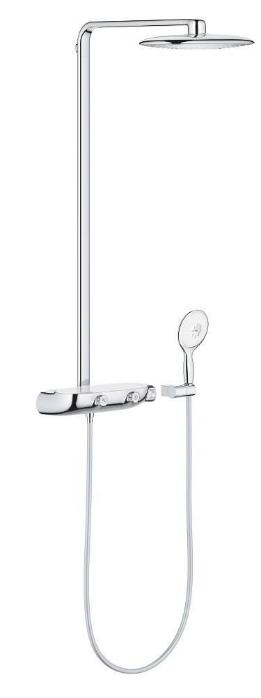 GROHE Rainshower System SmartControl Mono 360 Shower system with thermostat for wall mounting — Chrome