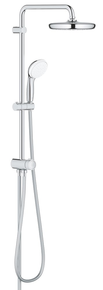 GROHE Tempesta System 210 Flex shower system with diverter for wall mounting — Chrome