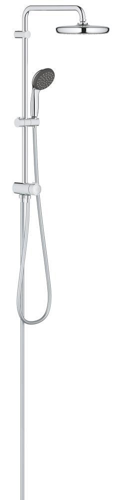 GROHE Vitalio Start System 210 Flex shower system with diverter for wall mounting — Chrome