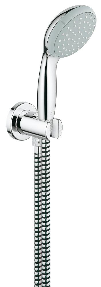 GROHE Tempesta 100 Wall holder set 2 sprays — Chrome