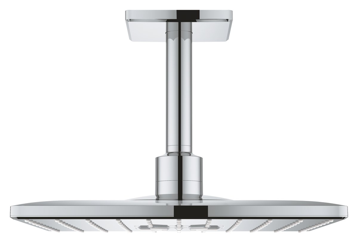 GROHE Rainshower SmartActive 310 Cube Head shower set ceiling 142 mm 2 sprays — Chrome