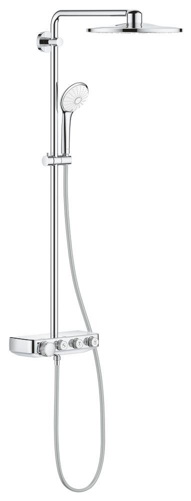 GROHE Euphoria SmartControl System 310 Shower system with thermostat for wall mounting — Chrome