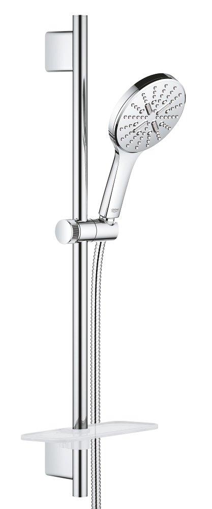 GROHE Rainshower SmartActive 130 Shower rail set 3 sprays — Chrome