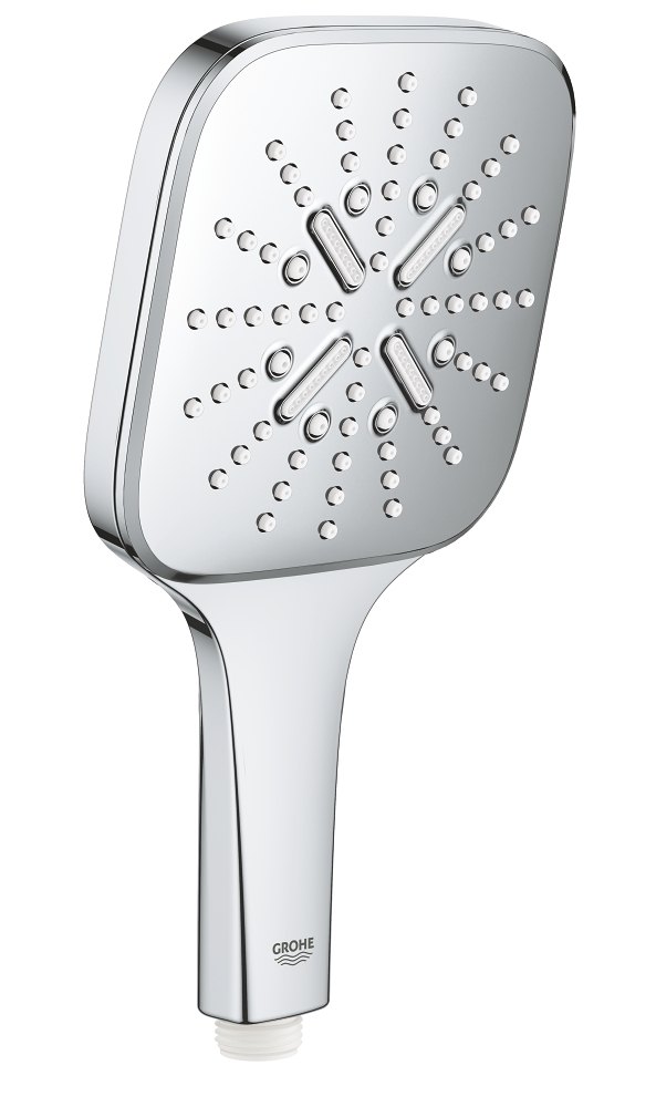 GROHE Rainshower SmartActive 130 Cube Hand shower 3 sprays — Chrome