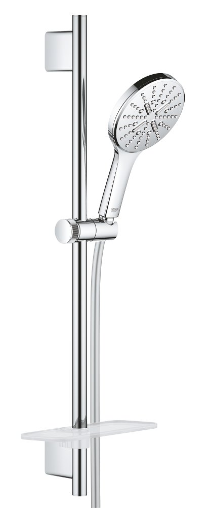 GROHE Rainshower SmartActive 130 Shower rail set 3 sprays — Chrome