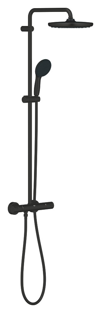 GROHE Vitalio Start System 250 Shower system with thermostat for wall mounting — Chrome