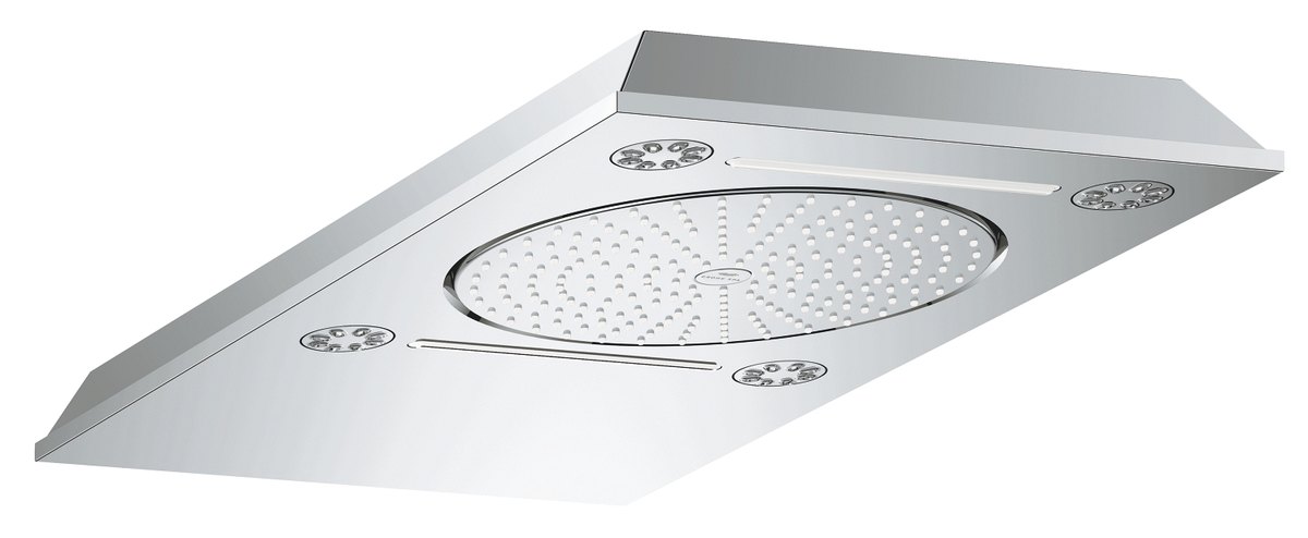 GROHE Rainshower Aqua 15 Head shower 3 sprays — Chrome