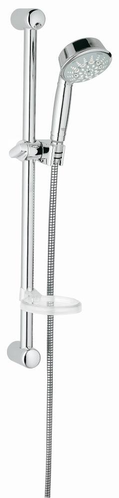 GROHE Relexa Rustic 100 Shower rail set 5 sprays — Chrome