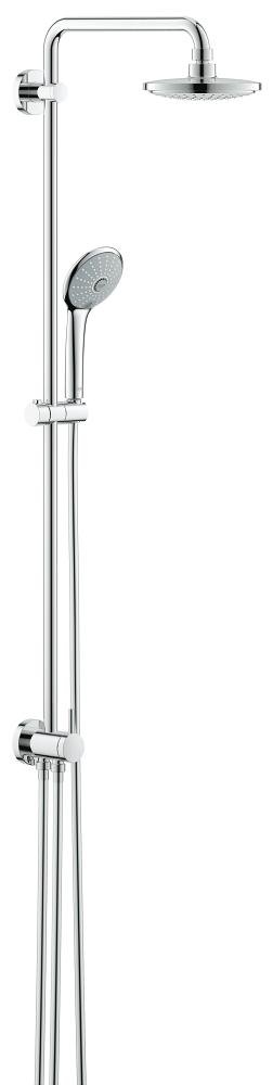GROHE Euphoria System 180 Shower system with diverter for wall mounting — Chrome